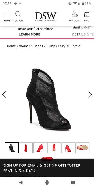 Curious what everyone's wedding shoes look like? - 1