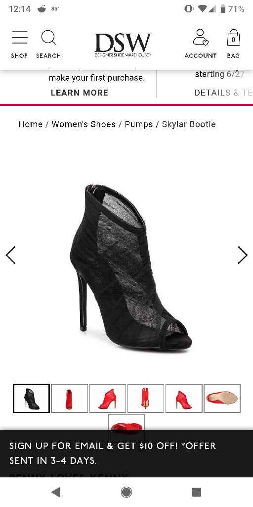 Curious what everyone's wedding shoes look like? - 1