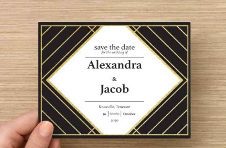 Small error on my Save The Dates - 1