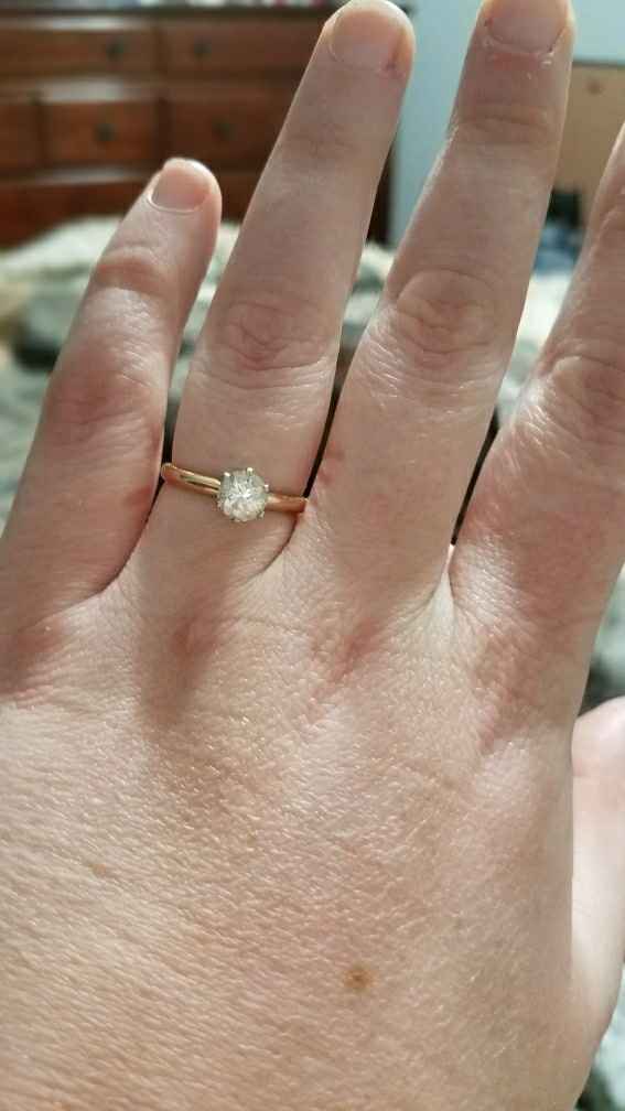 How did he/she propose? Also, show off your rings! - 1