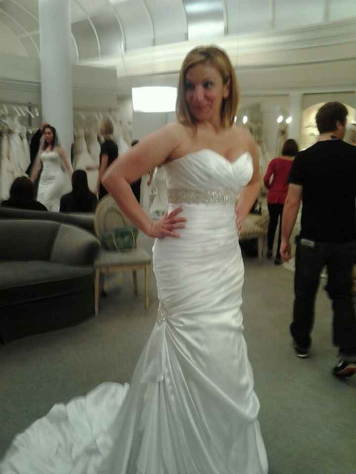 Wedding Dress......Pearls...or NO? Pic included
