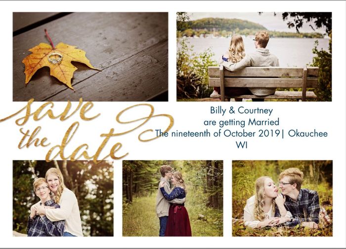 Save the dates - picture or no picture? 9