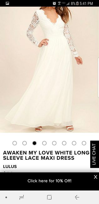 Anyone buy a "non wedding" wedding dress?!? - 1