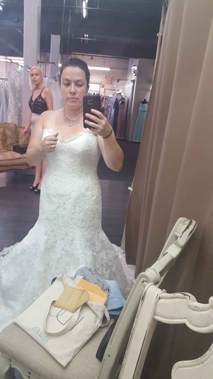 My dress is in!