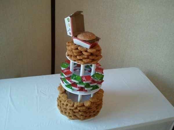 Pizza wedding 'cake' - would you do it?