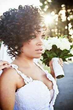 Calling all (African American) Natural hair brides,what is your wedding day hairstyle ?