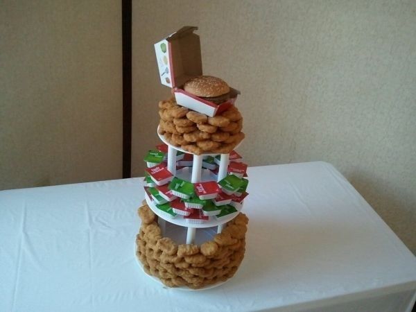 Pizza wedding 'cake' - would you do it?