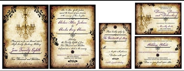Wedding invitations 5