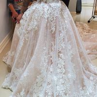 "Blush"ing brides! Let's see those blush colour wedding dresses! - 1