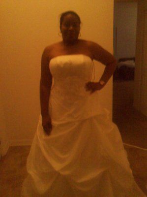 My dress..not so great pics enclosed