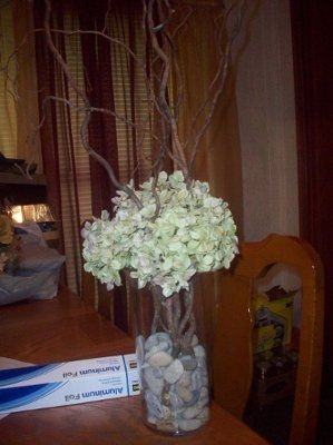 Budget DIY centerpieces