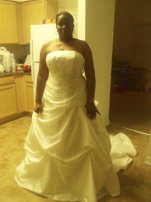 My dress..not so great pics enclosed