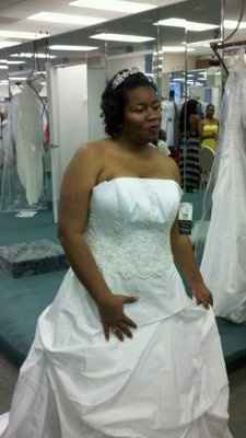 I have a dress!!  Yeah pics enclosed. Question on reception dress and accessories.