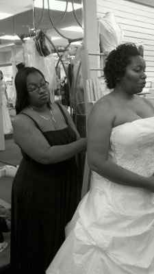 I have a dress!!  Yeah pics enclosed. Question on reception dress and accessories.