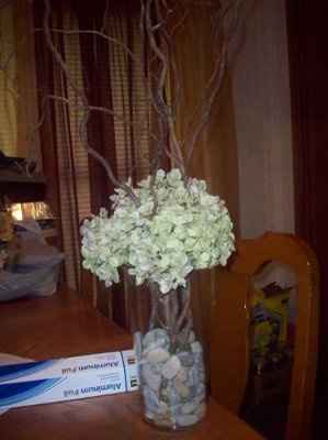 Budget DIY centerpieces