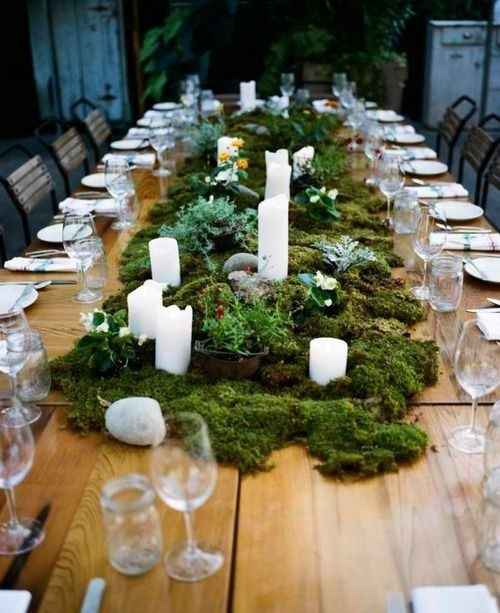 Use floral or greening pins to secure the moss - Celebrate & Decorate