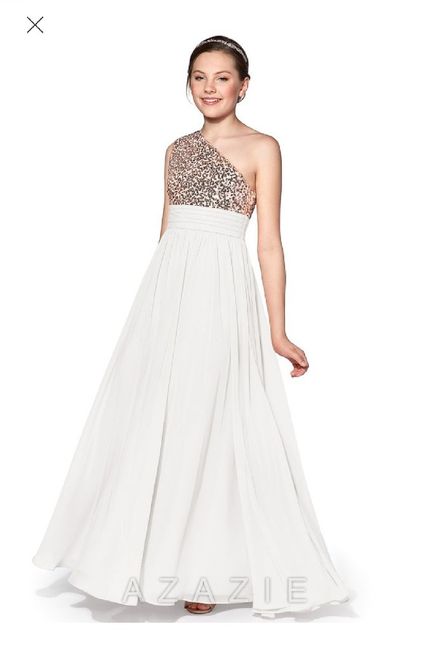 Art Deco Junior Bridesmaid Dress 4