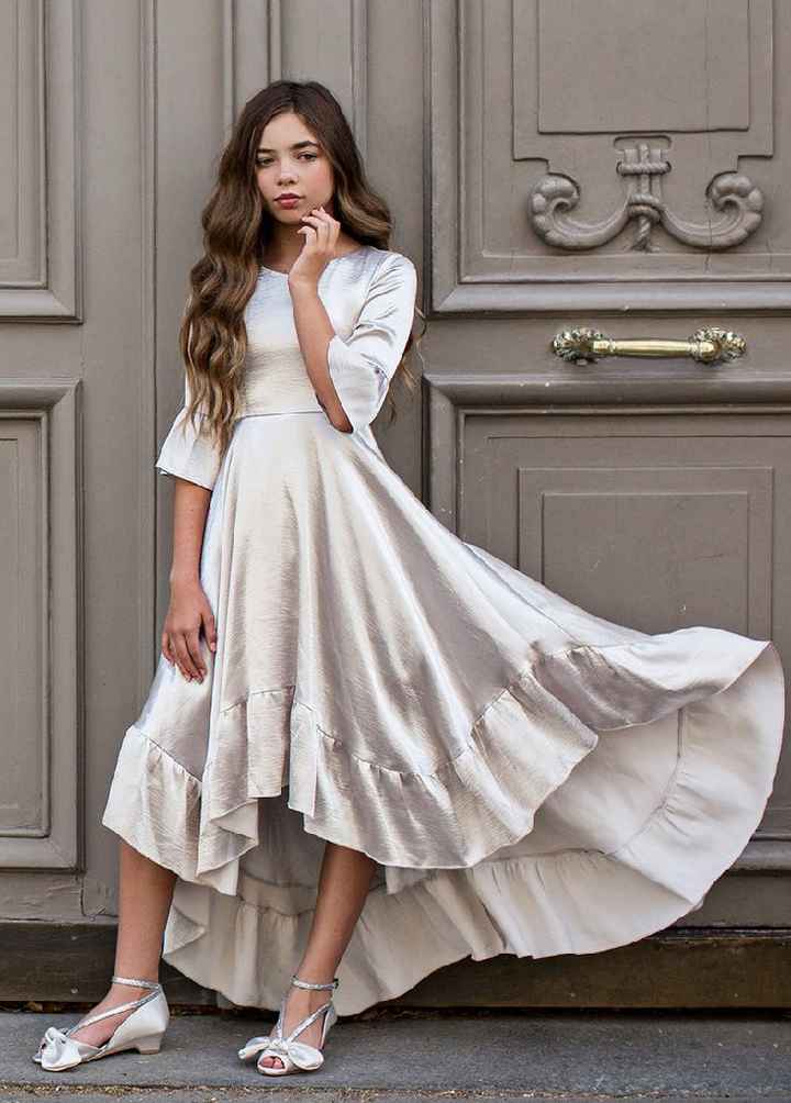 Art Deco Junior Bridesmaid Dress - 2