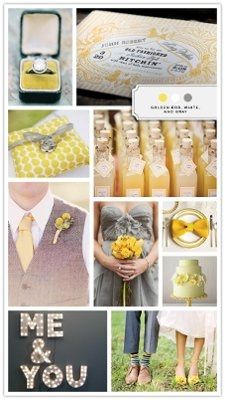 Yellow and Grey Oh My! I had no idea