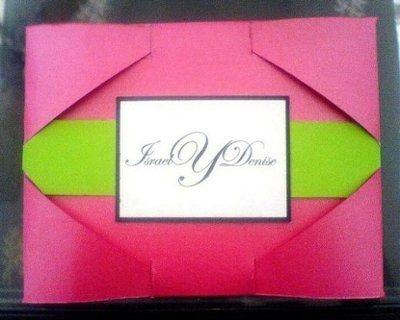 apple green and fuschia wedding