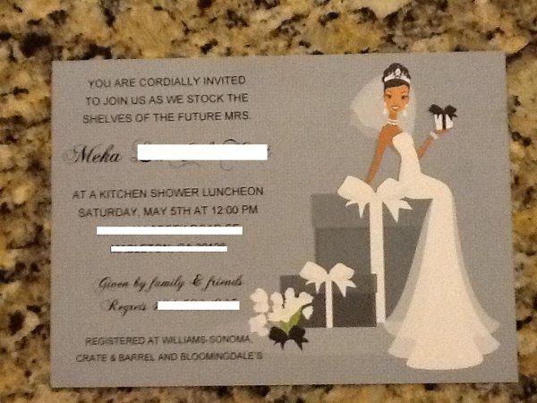 My shower invite made my Mom cry!!