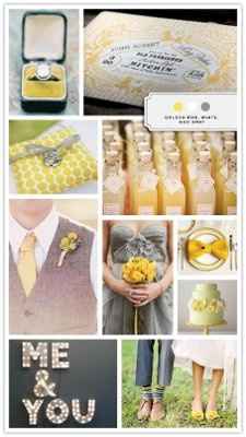 Yellow and Grey Oh My! I had no idea