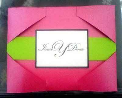 apple green and fuschia wedding