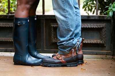 Engagement pictures sneak preview! (Playing in the rain)