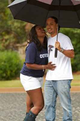 Engagement pictures sneak preview! (Playing in the rain)