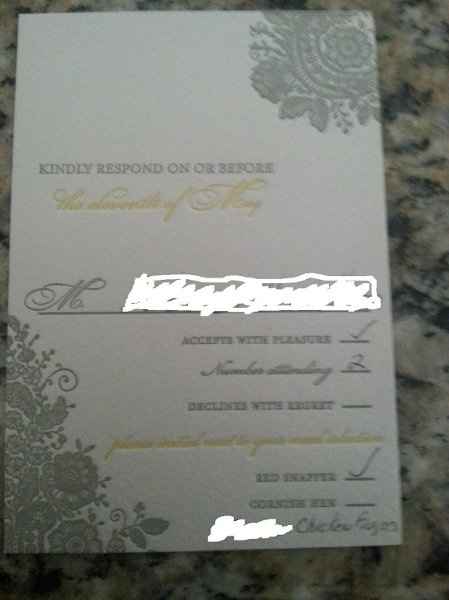 RSVP - Seriously I can’t make this sh!t up.