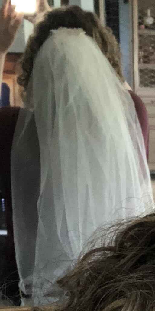 Finished (i think!) my diy veil and hairpiece!! - 1