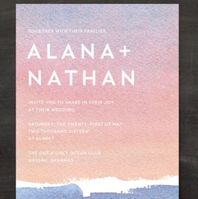  Ordered my invites! An update! - 2