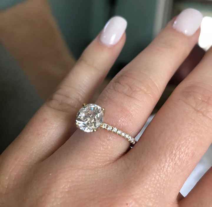 Is it ok to ask you for how many  ct’s is your engagement ring? And for the price and brand? - 1