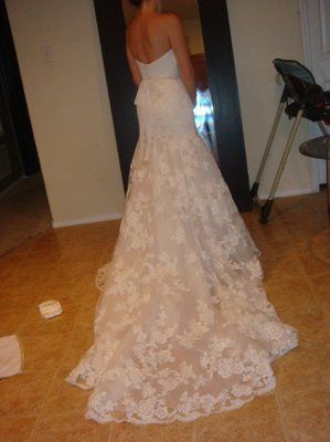 YAY!! Dress is back from alterations, lump is gone!!!!