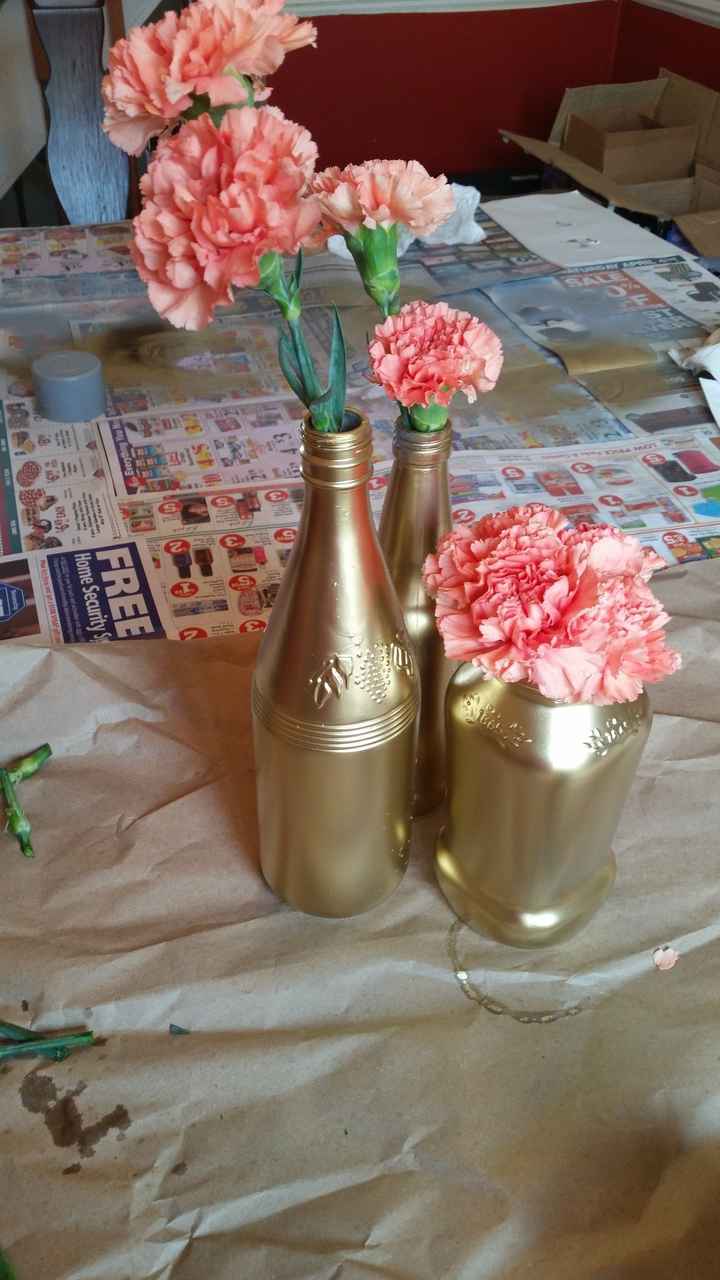 Trial Center Pieces-Success!