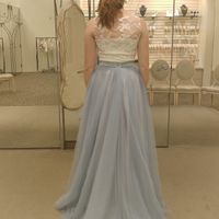 My blue wedding dress is finally in my possession!