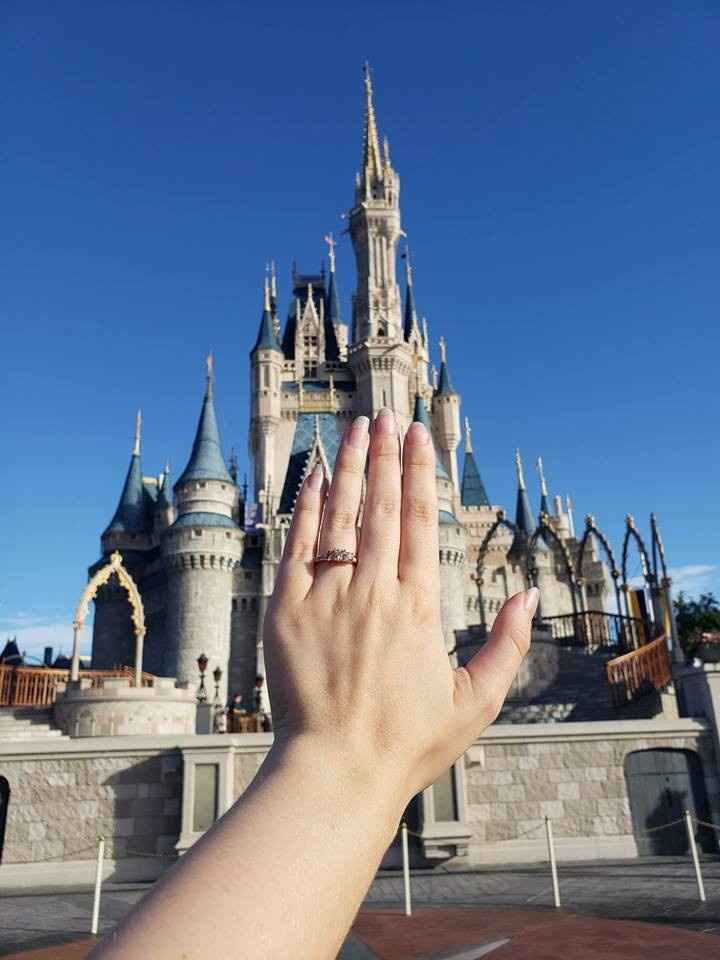 My ring in front of castle 