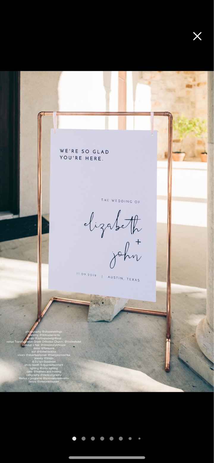 Conflicted on Wedding Signage - 1