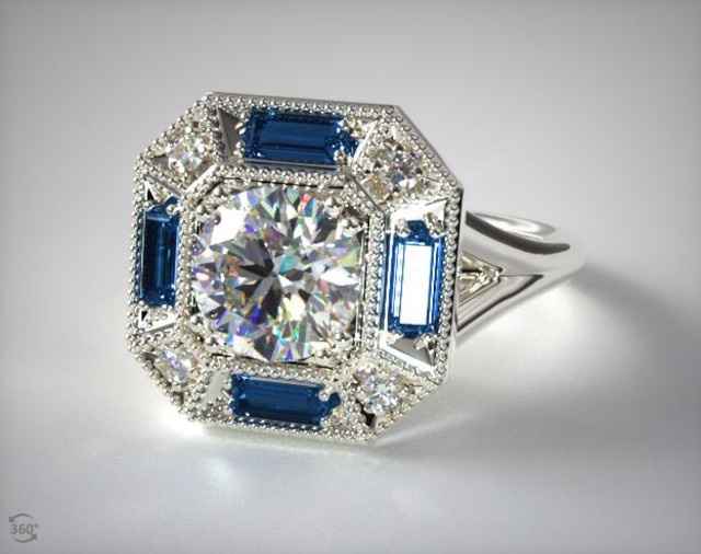 My sapphire engagement ring... show me yours?