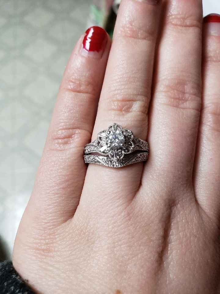 i got my wedding band! Show me your beautiful rings! - 1