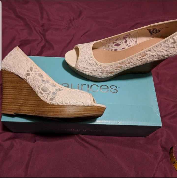 Curious what everyone's wedding shoes look like? - 1