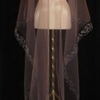 Veil/headpiece with a purple dress?