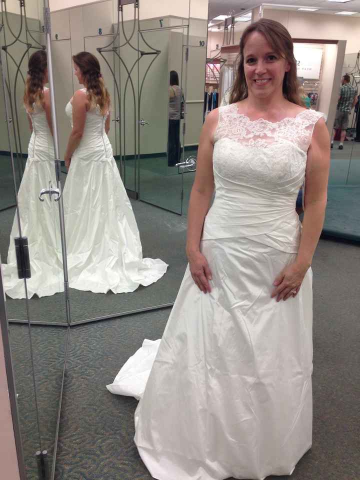 So, can I see your dresses?