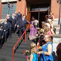 Walking out of the Tonawanda Castle