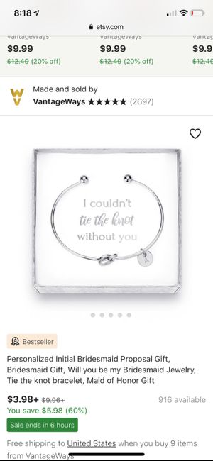 Bridesmaid Proposal Gifts - 1