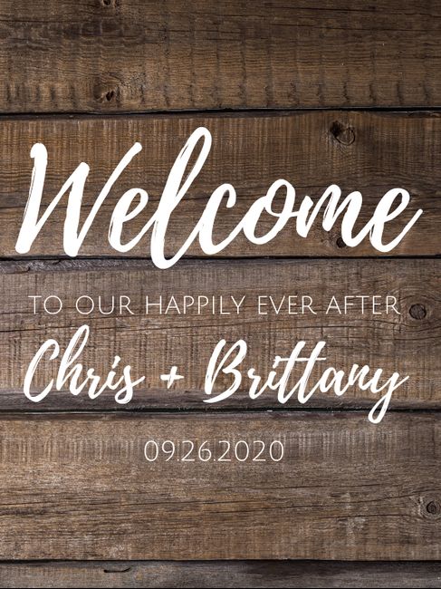 Welcome Signs - 1