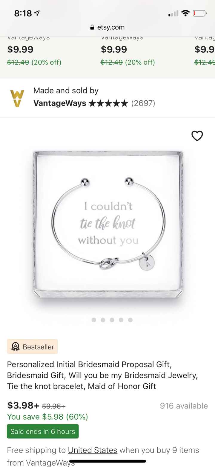 Bridesmaid Proposal Gifts - 1