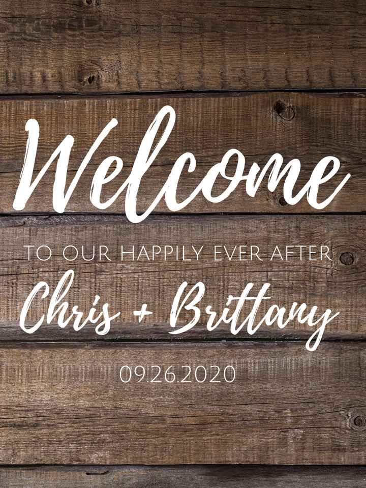 Welcome Signs - 1