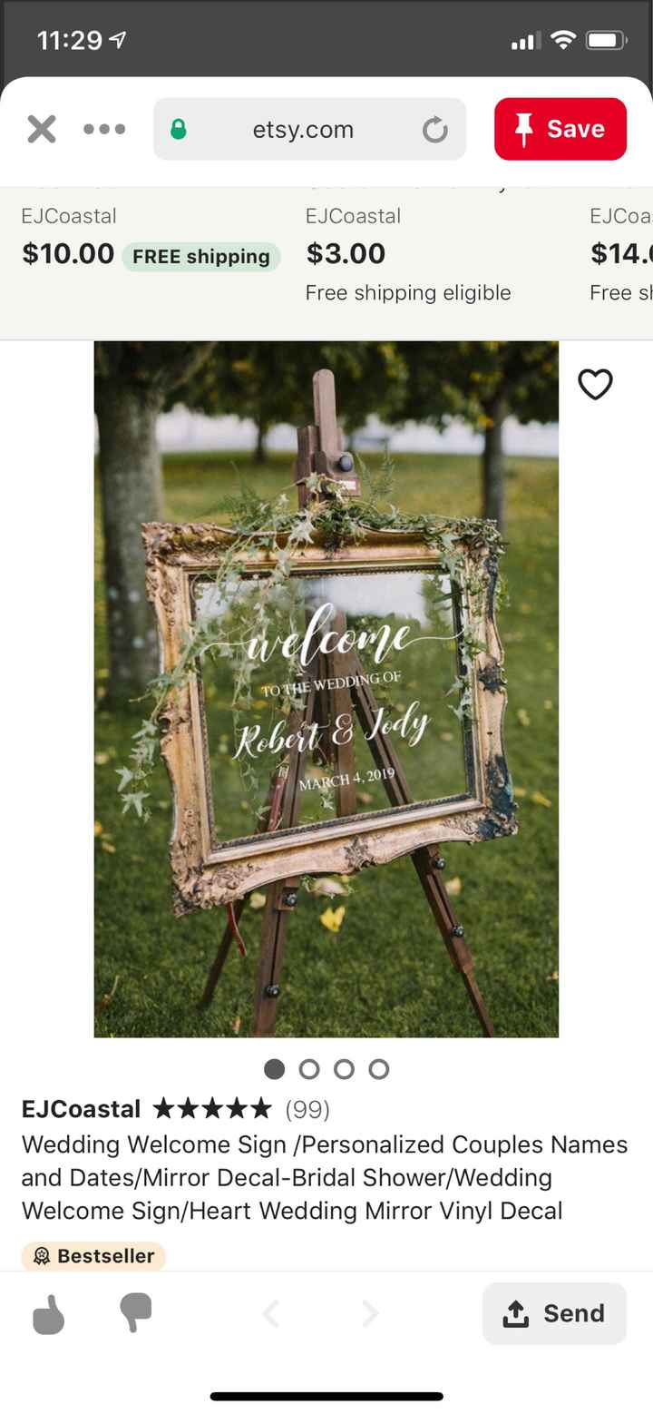 diy Wedding signs & Boutinneires - 1