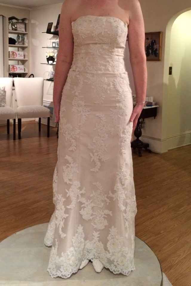 My wedding dress makes me look fat!!!